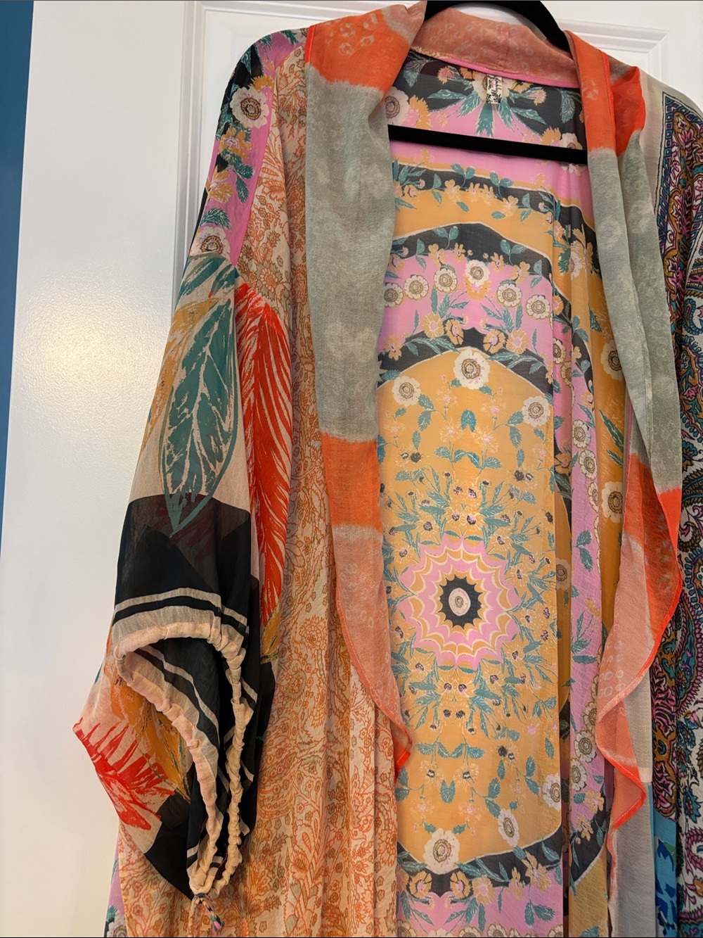 Free People - Colorful Sheer Kimono - Picture 4 of 9